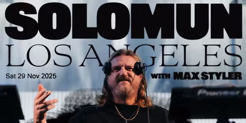 Solomun with Max Styler at Reframe Studios Outdoors