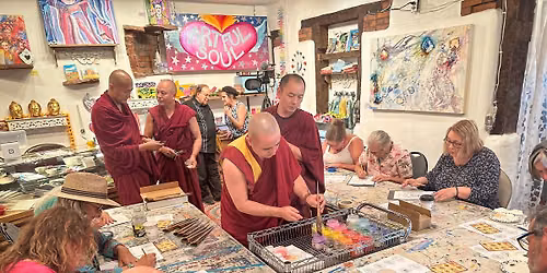 Transformative Sand Mandala Experience Guided by Monks from Drepung Loseling Monastery 