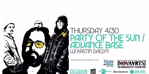 Party of the Sun \/ Advance Base w\/ Kristin Daelyn