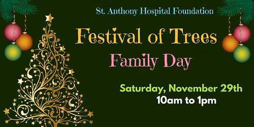Festival of Trees Family Day - FREE EVENT