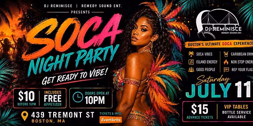 SOCA SATURDAY  \u2014  SUMMER EDITION REUNION AFTER DARK