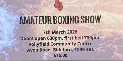 Bideford Amateur Boxing Show