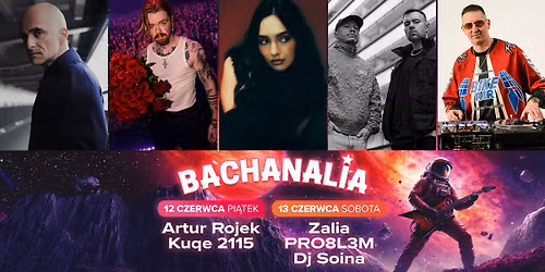Bachanalia 2026 Koncerty
