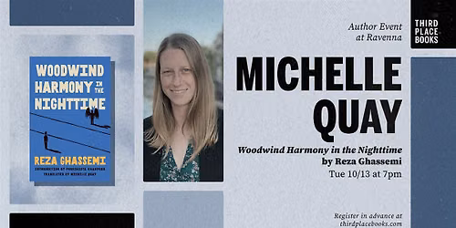 Translator Michelle Quay presents 'Woodwind Harmony in the Nighttime'