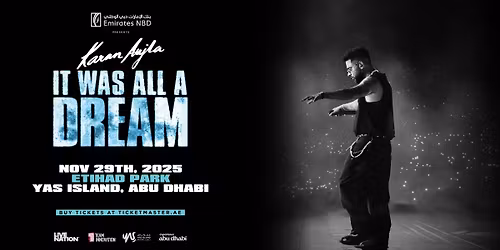 Karan Aujla - It Was All A Dream Tour Live in Abu Dhabi
