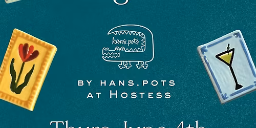 Paint-Your-Own Ceramic Magnets with Hans.Pots at Hostess!