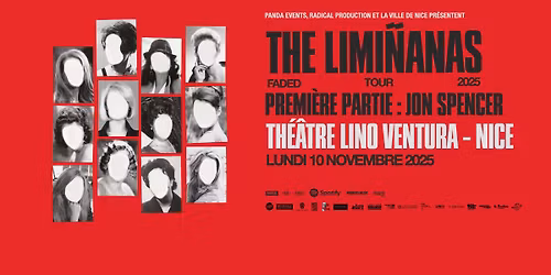 THE LIMI\u00d1ANAS + JON SPENCER \/\/ LUN. 10 NOVEMBRE 2025 \/\/ TH\u00c9\u00c2TRE LINO VENTURA