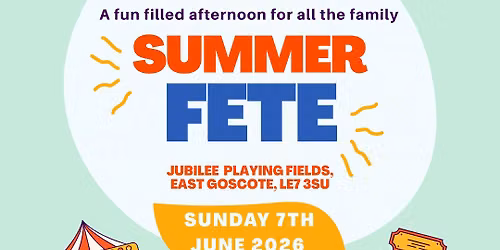 East Goscote Scout Group Summer Fete - Stall Holders Wanted