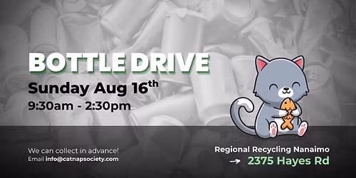 CatNap Bottle Drive - August 16, 2026