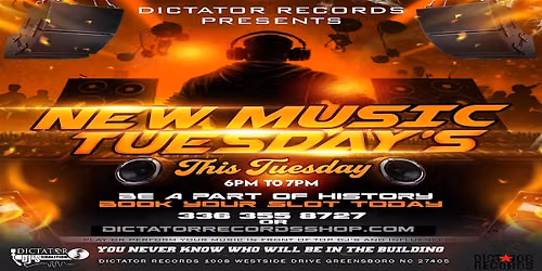 Dictator Records Launches \u201cNew Music Tuesday\u201d Weekly Showcase
