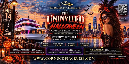 The Uninvited - Ultimate Halloween Costume Yacht Party Cruise
