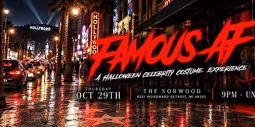 FAMOUS AF: A Halloween Celebrity Costume Experience