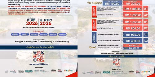 9th International Research Conference of World Society of Disaster Nursing