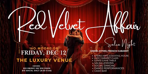 Red Velvet Affair, Salsa Night