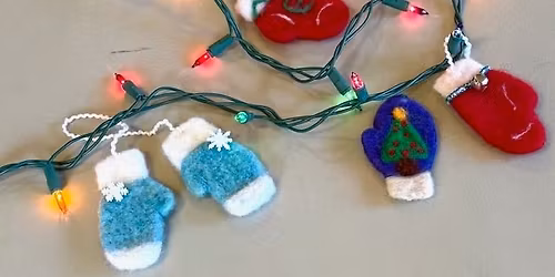 Needle-Felted Holiday Ornaments