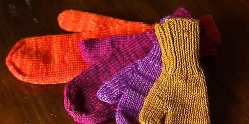 Beginner Knit Mitten Class