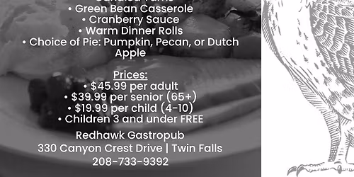 Thanksgiving Dinner @ Redhawk