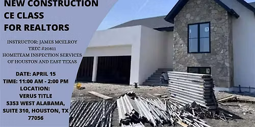 New Construction CE Class for Realtors