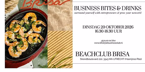 Business Breakfast at the Beach aan de Harrijnse Plassen
