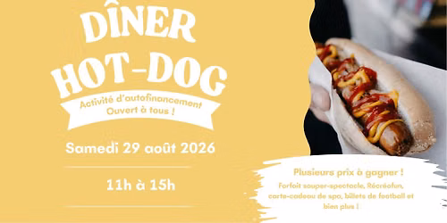 D\u00eener hot-dog - Ouvert \u00e0 tous !
