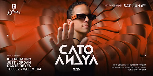 House Matters: Cato Anaya @ Listen Brooklyn House Music Party