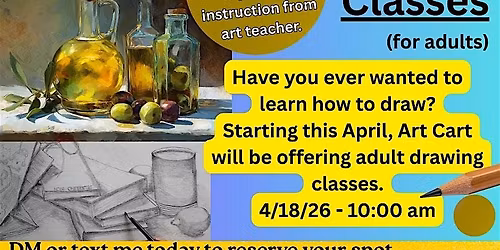 Observation Drawing Classes (Adult Class)