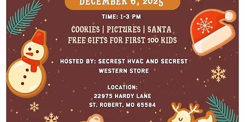 \ud83c\udf85\ud83c\udffc\ud83c\udf6aThird Annual Cookies With Santa \ud83c\udf6a\ud83c\udf85\ud83c\udffc