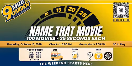 BIG THURSDAY: Name That Movie \u2013 Beat the Clock