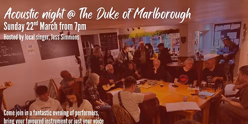 Acoustic Night at The Duke of Marlborough 