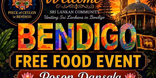 FREE FOOD EVENT - Poson Dansala 