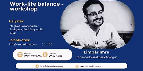 Work-life balance \u2013 workshop