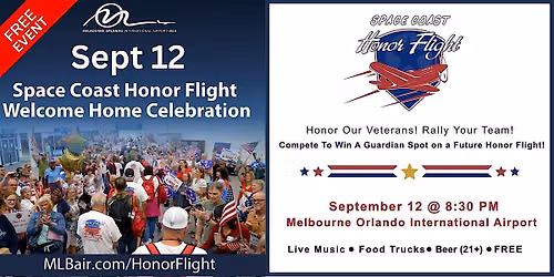 September 12  Space Coast Honor Flight Welcome Home