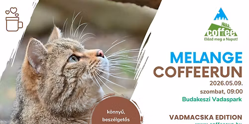 CoffeeRUN Melange - VADMACSKA p\u00e1lyabej\u00e1r\u00e1s