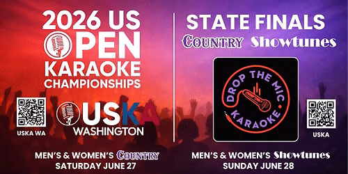 Drop the Mic Karaoke - USKA WA 2026 US Open Karaoke Championship State Finals