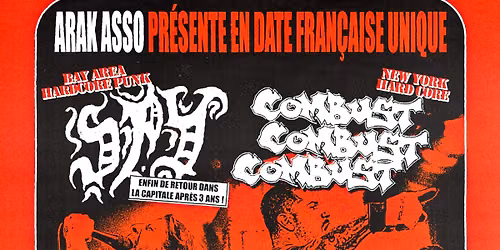 SPY + Combust + Pat and the Pissers + Sidestep @Le Chinois