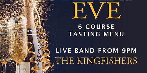 New Years Eve- The Final Feast 2025- Kingfisher Band @ The Bird In Hand, North Curry