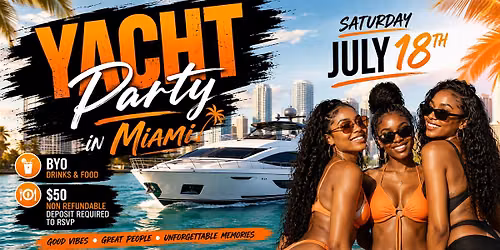 Yacht Party in Miami \ufe0f\ufe0f\ufe0f\ufe0f\ufe0f