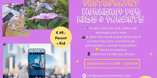 Smartphone Photography Workshop for Kids