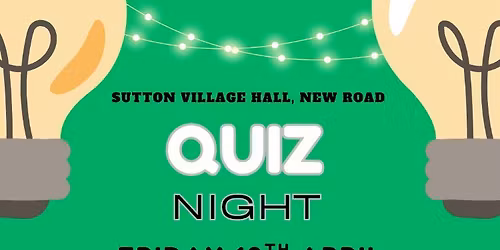 Sutton Village Hall- Quiz Night