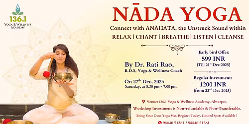 NADA YOGA : Connect with Anahata \u2014 the Unstruck Sound Within