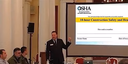OSHA 10-HOUR CONSTRUCTION SAFETY CERTIFICATION