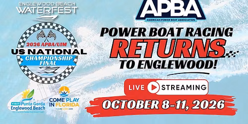 Englewood Beach Waterfest POWER BOAT RACE WEEKEND