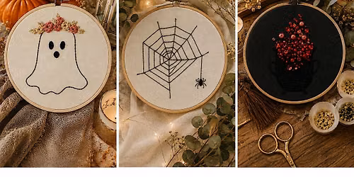 Spooky Stitching: A Halloween Embroidery Workshop