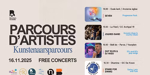 GUY ELVIS & DJ VASO @ KunstenaarsParcours d'Artistes Sint-Agatha-Berchem