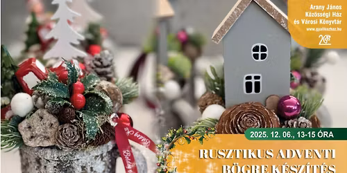 Rusztikus adventi b\u00f6gre k\u00e9sz\u00edt\u00e9s