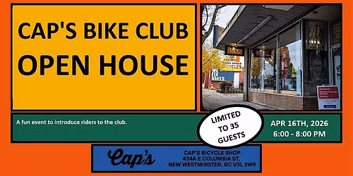 Cap's Bike Club Open House