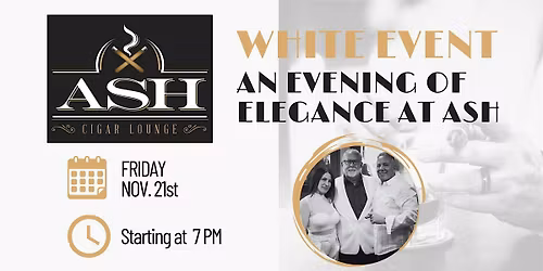 White Event: An Evening of Elegance at Ash