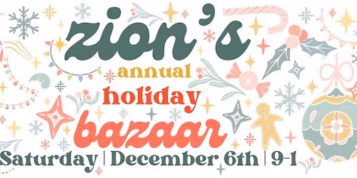 Zion Lutheran Church Annual Bazaar 2025
