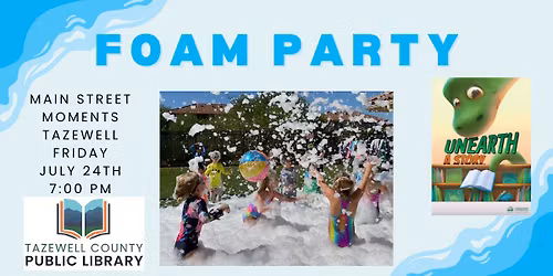 Foam Party during Main Street Moments