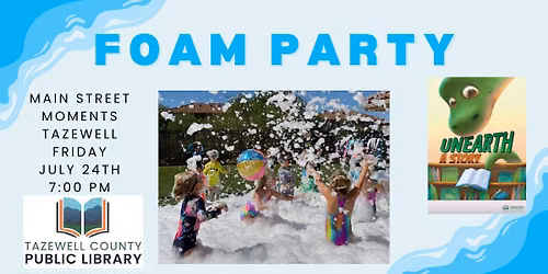 Foam Party during Main Street Moments